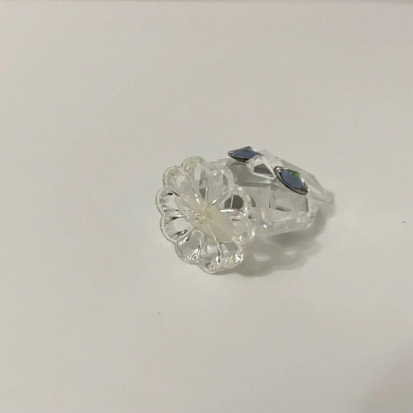 Crystal Glass Owl Figurine Miniature Figure 1.5 Inch - Picture 11 of 16
